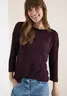 3/4-Arm Shirt im Ajour-Look