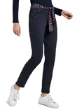 Alexa Slim Jeans mit Bindegürtel