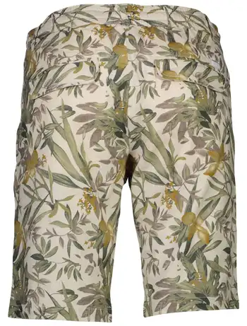 AOP linen shorts