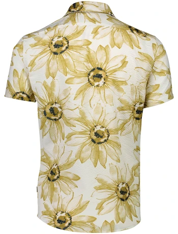 AOP seersucker shirt S/S