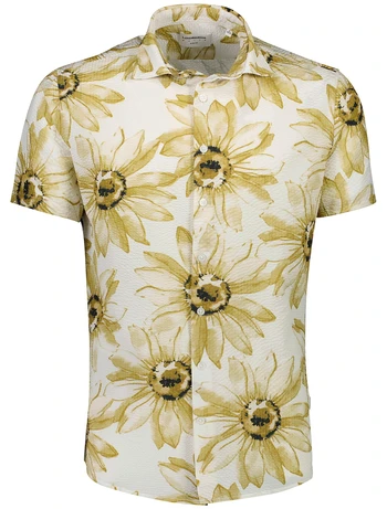 AOP seersucker shirt S/S