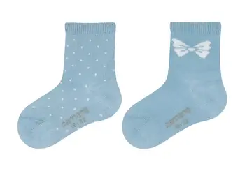 Baby ca-soft organic cotton patterned Socks 2p