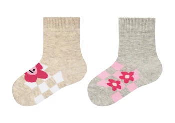 Baby ca-soft organic cotton Socks 2p