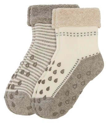 Baby Crawling ABS Organic Cotton Socks 2p