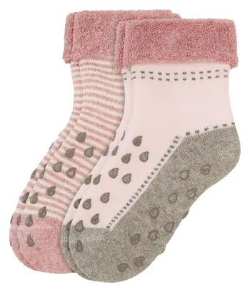 Baby Crawling ABS Organic Cotton Socks 2p