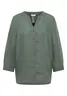 Bluse mit Split Neck aus Leinenmix