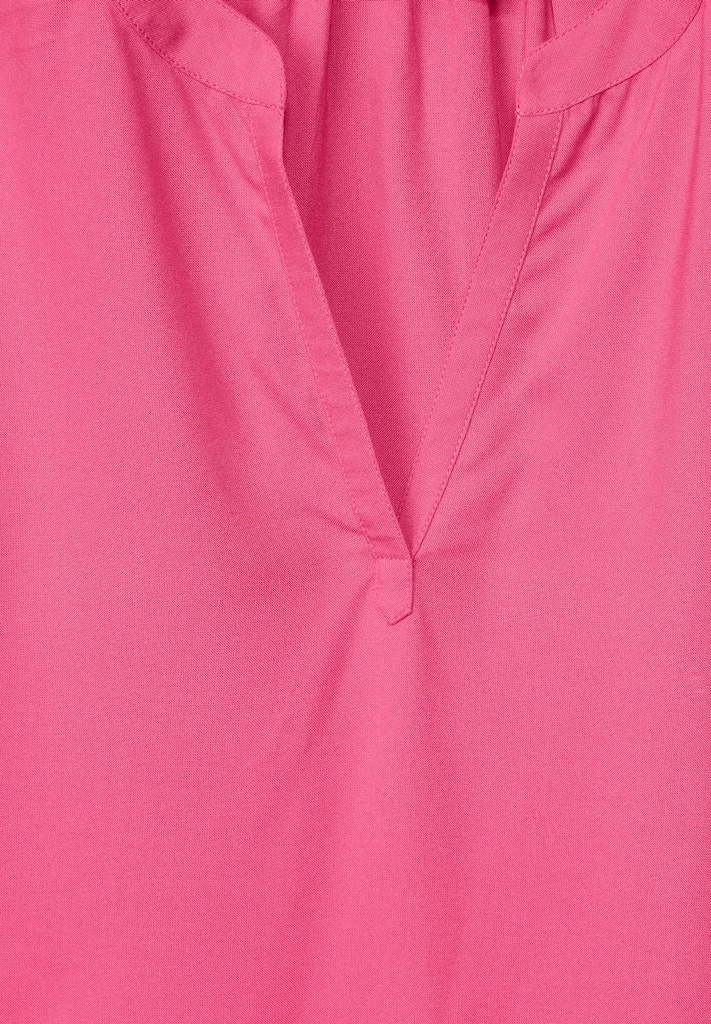 Blusenshirt in Unifarbe