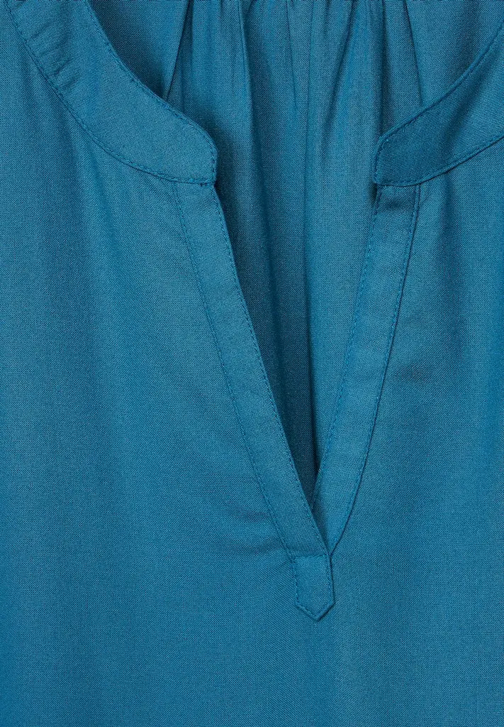 Blusenshirt in Unifarbe