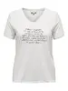 CARQUOTE LIFE SS V-NECK REG TEE JRS