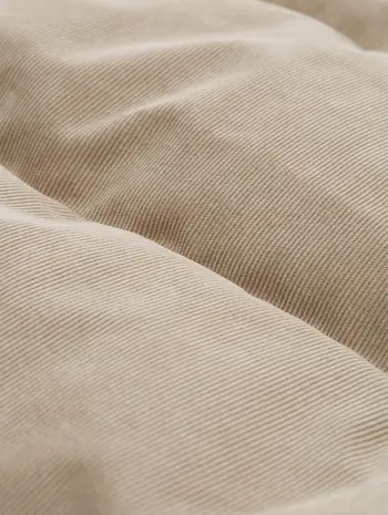 Cord Puffer-Jacke mit Stehkragen