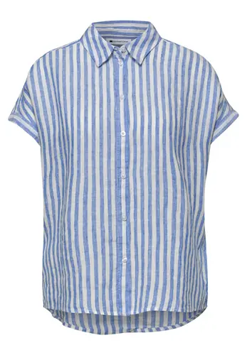 Dropped Shoulder Bluse aus Leinen