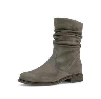 elegante Stiefeletten Rauleder braun