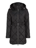ELEVATED BELTED QUILTED COAT
