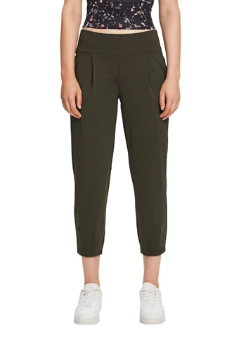Gecroppte Jersey-Jogger-Pants mit E-DRY-Finish