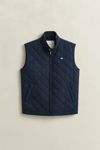 Gesteppte Windcheater Weste