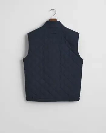Gesteppte Windcheater Weste