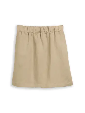 High Waist Rock mit Leinenanteil