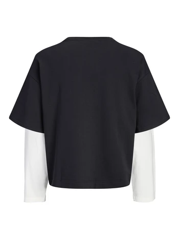 JCOECHO DOUBLE LAYERED SWEAT CN JNR
