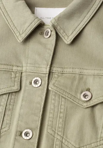 Jeansjacke im Colored-Denim-Look