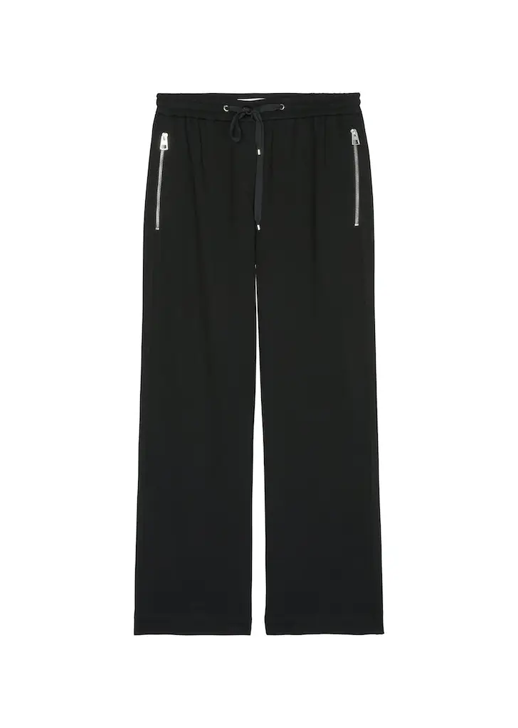 Jersey-Trackpants wide