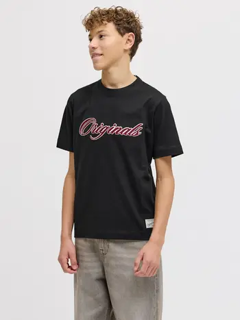 JORNANTUCKET EMB TEE SS CREW NECK JNR