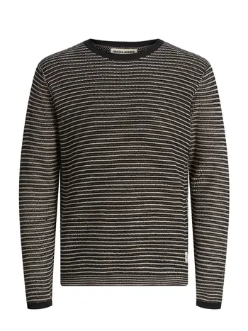 JORTIM KNIT CREW NECK BLK