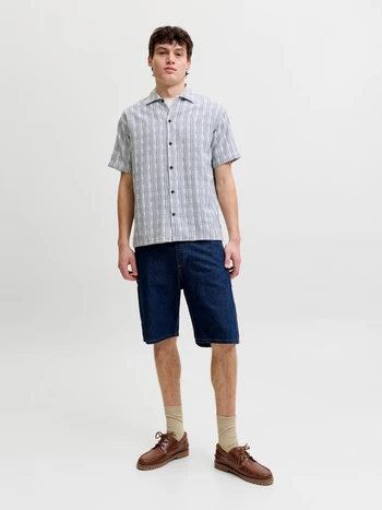 JPRBLUTIAGO STRUCTURE SS RESORT SHIRT SN