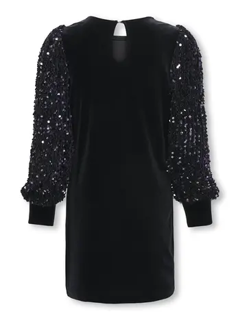 KOGCONFIDENCE L/S SEQUINS DRESS JRS