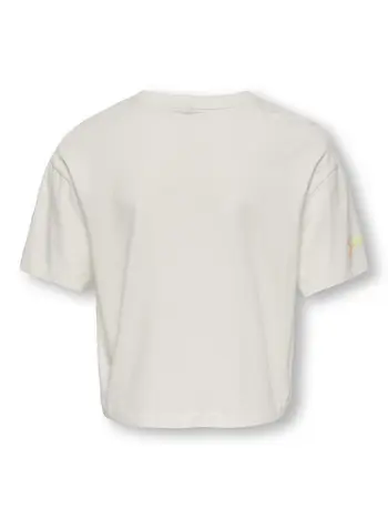 KOGPOP LIFE SS WASHED PRINT BOXY TOP JRS