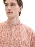 Kurzarmhemd mit Stehkragen und Print