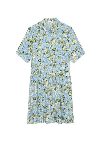 Kurzes Kleid mit Allover-Print