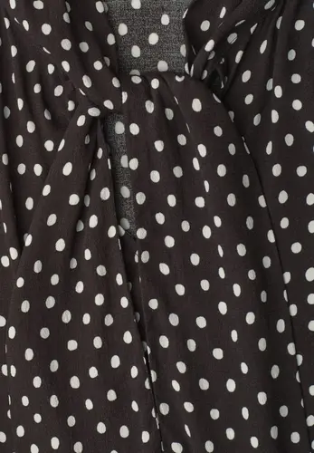 Langarm Bluse mit Schleifendetail