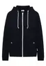 Langarm Jacke mit Kapuze und Struktur