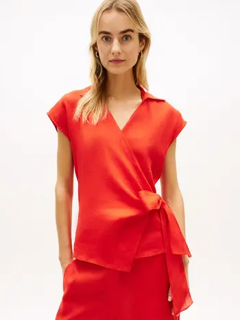 LINEN KNOT NS TOP