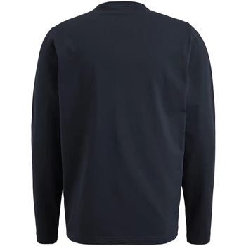 Long sleeve r-neck cotton elastane jersey