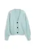 Loose Fit Cardigan mit V-Ausschnitt