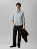 LS YD STRIPE WASHED OXFORD EASY