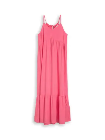 Maxi-Kleid mit Volants