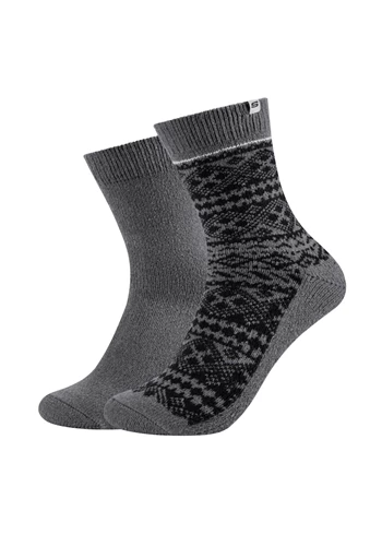 Men Casual Fashion Jacquard Socks 2p