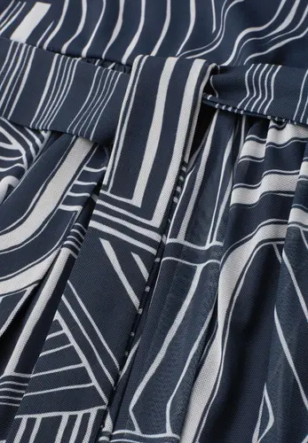 Midikleid aus Mesh mit Print