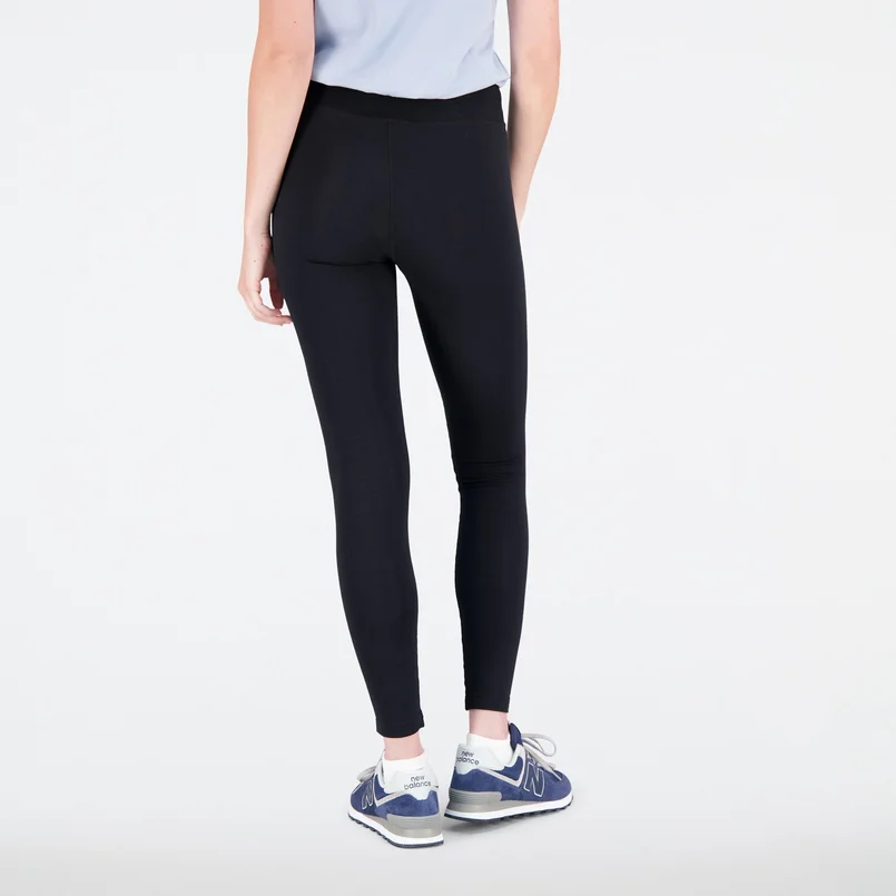 NEW BALANCE Damen Tights Essentials Stacked Logo Cotton Legging