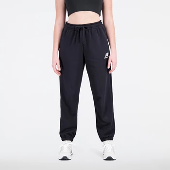NEW BALANCE Damen Tights Essentials Stacked Logo French Terry Sweatpant