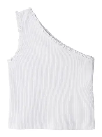 NKFJABINA ONESHOULDER SHORT TOP