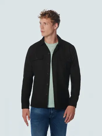Overshirt Button Closure Solid