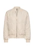 Oversize Bomberjacke mit bedrucktem Futter
