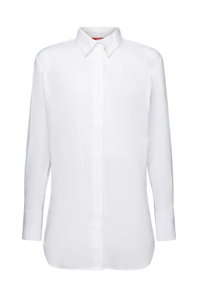 Oversize-Hemd aus Baumwoll-Popeline