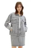 Oversized Jeansjacke mit recycelter Baumwolle