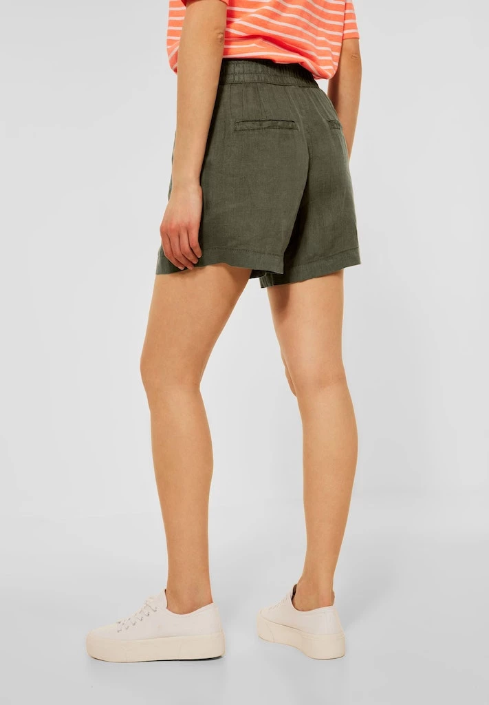 Paperbag Leinen Shorts