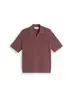 Piqué Strick-Poloshirt aus Baumwolle