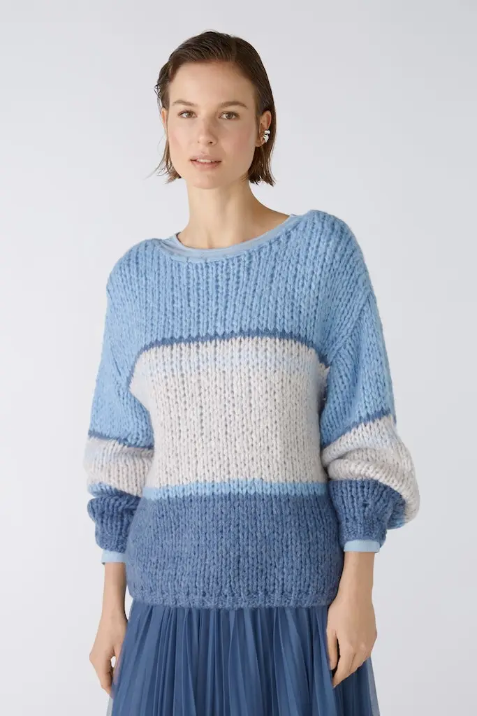 Pullover mit Wolle und Mohair